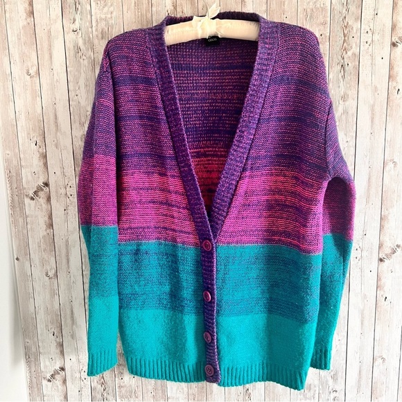 ASOS Sweaters - ASOS Multi-Colored Women's Cardigan Sweater Small
